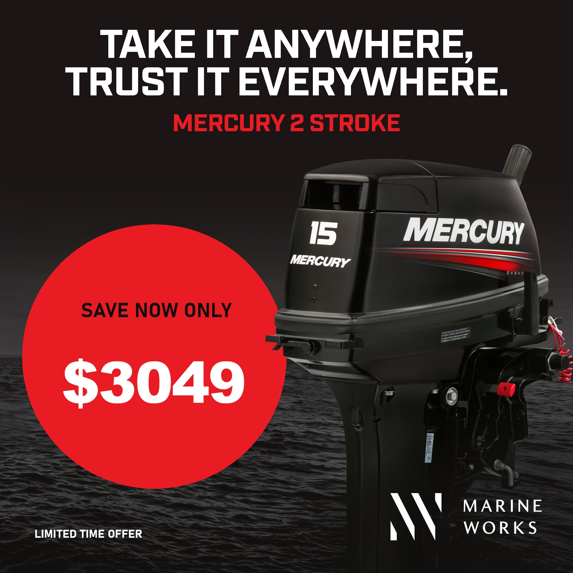 TwoStroke 15HP Outboard