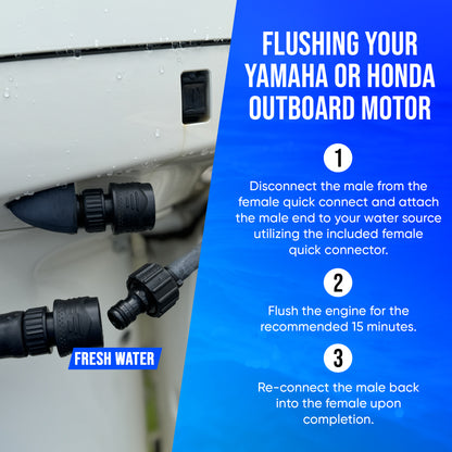 Flush M Quick Connect for Honda® & Yamaha®